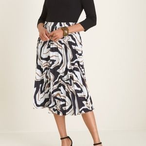 NWT Chico's Pleated Skirt 0 (Small)